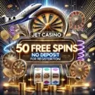 50 фриспинов без депозита за регистрацию в Jet Casino