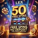 50 фріспінів без депозиту за реєстрацію в Lex Casino