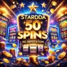 50 фріспінів без депозиту за реєстрацію в Starda Casino
